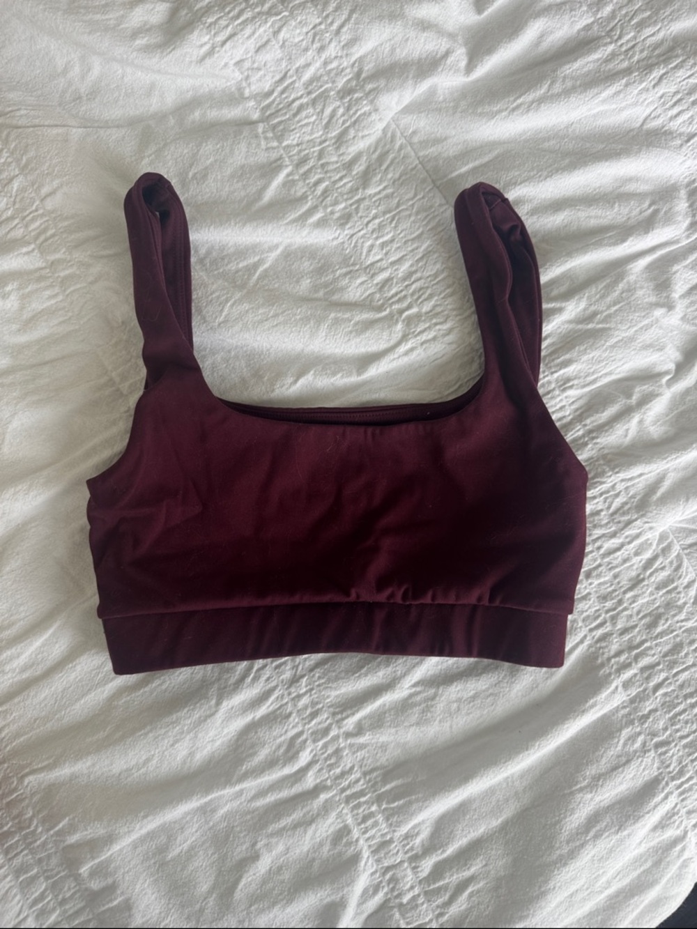 Everyday Scoop-Back Bralette in Deep Wine